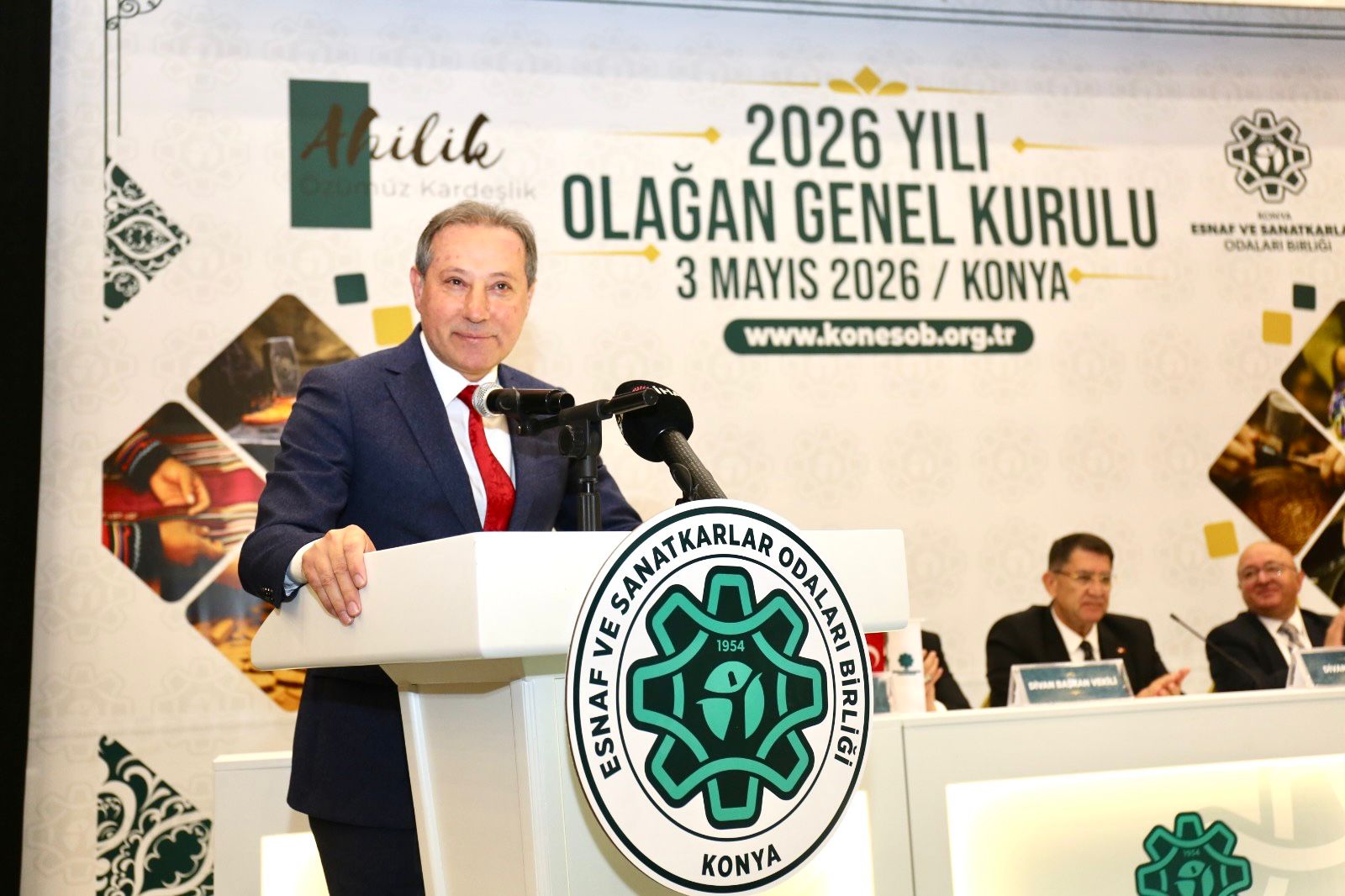 KONESOB’ta Başkan Muharrem Karabacak Güven Tazeledi 